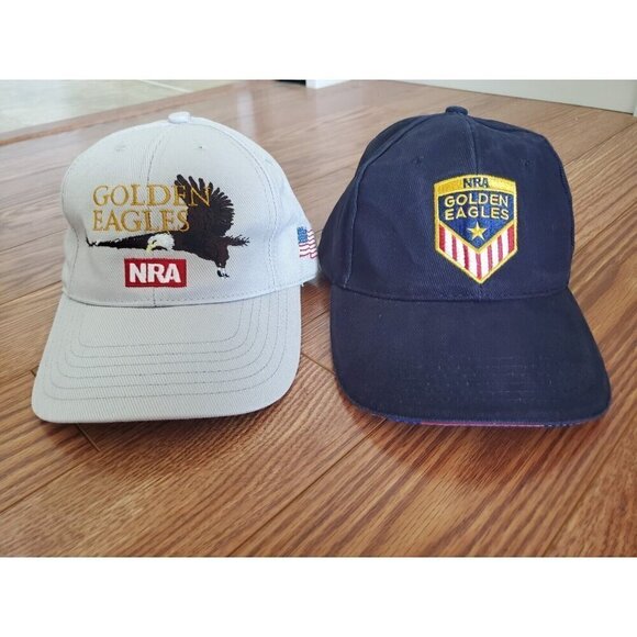 Other - NRA Golden Eagles Embroidered Hats Mens Adjustable Strapback Baseball Caps‎ (2)